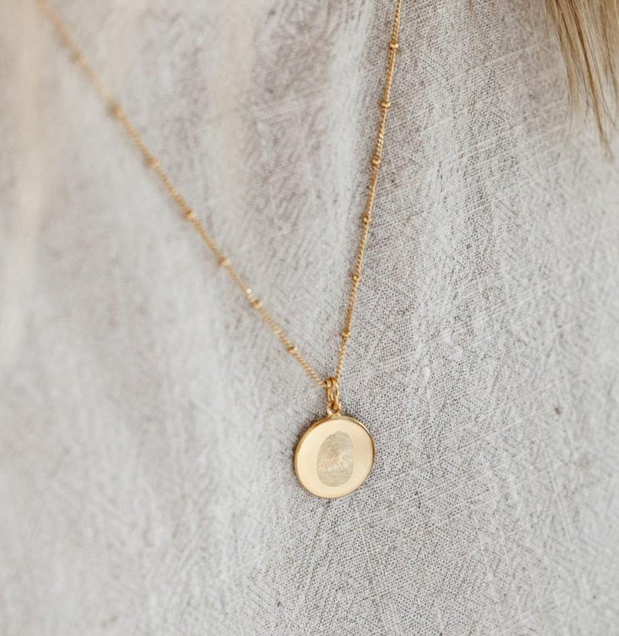 The Classic Fingerprint Necklace | Bobble Chain