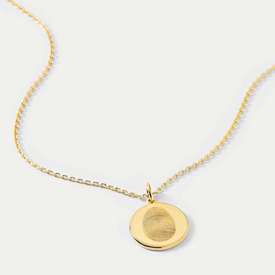 The Classic Fingerprint Necklace | Diamond Chain - Deja Marc Jewellery