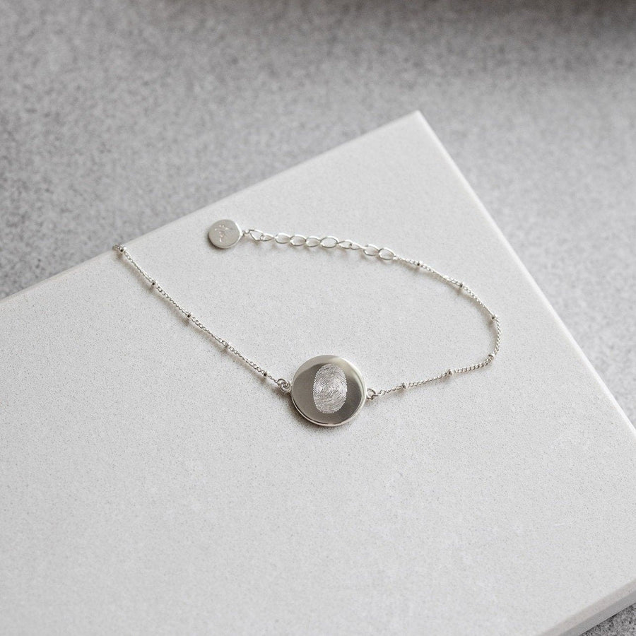 The Double Sided Fingerprint Bracelet | Bobble Chain