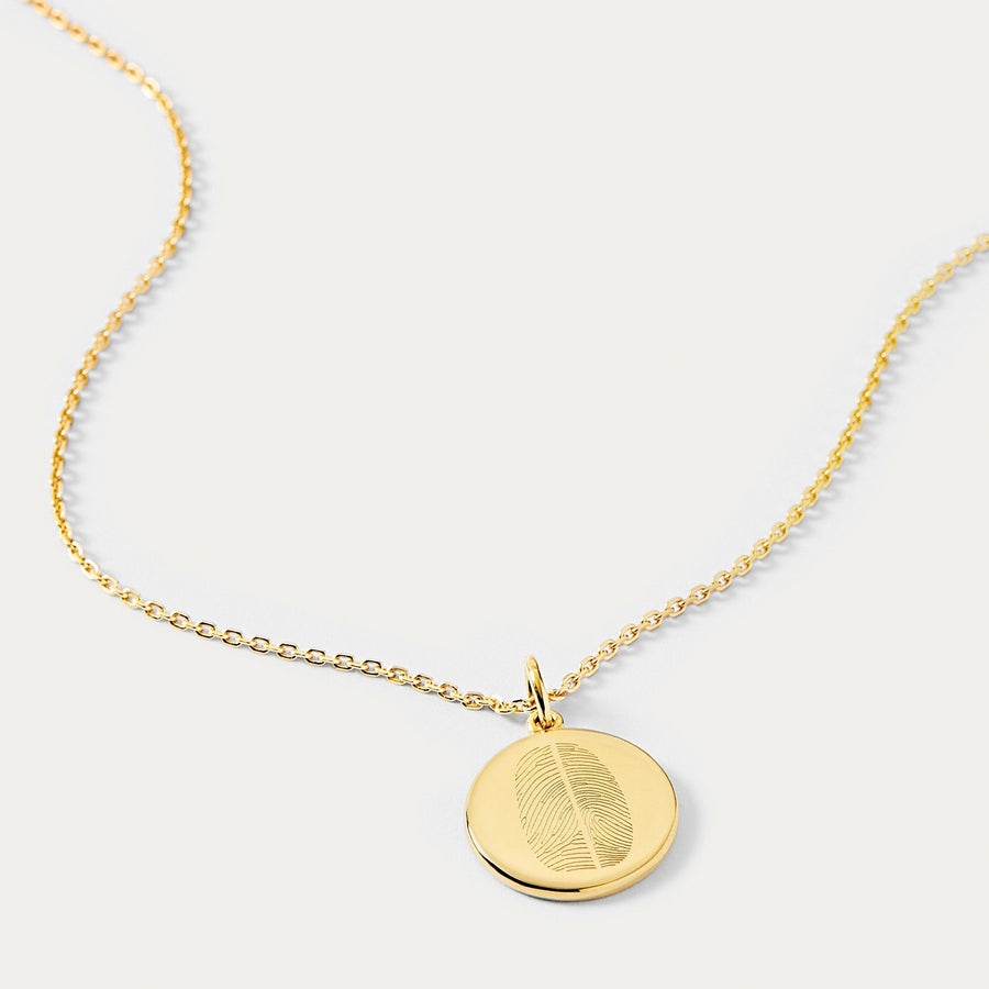 The Duo Fingerprint Necklace | Diamond Chain - Deja Marc Jewellery