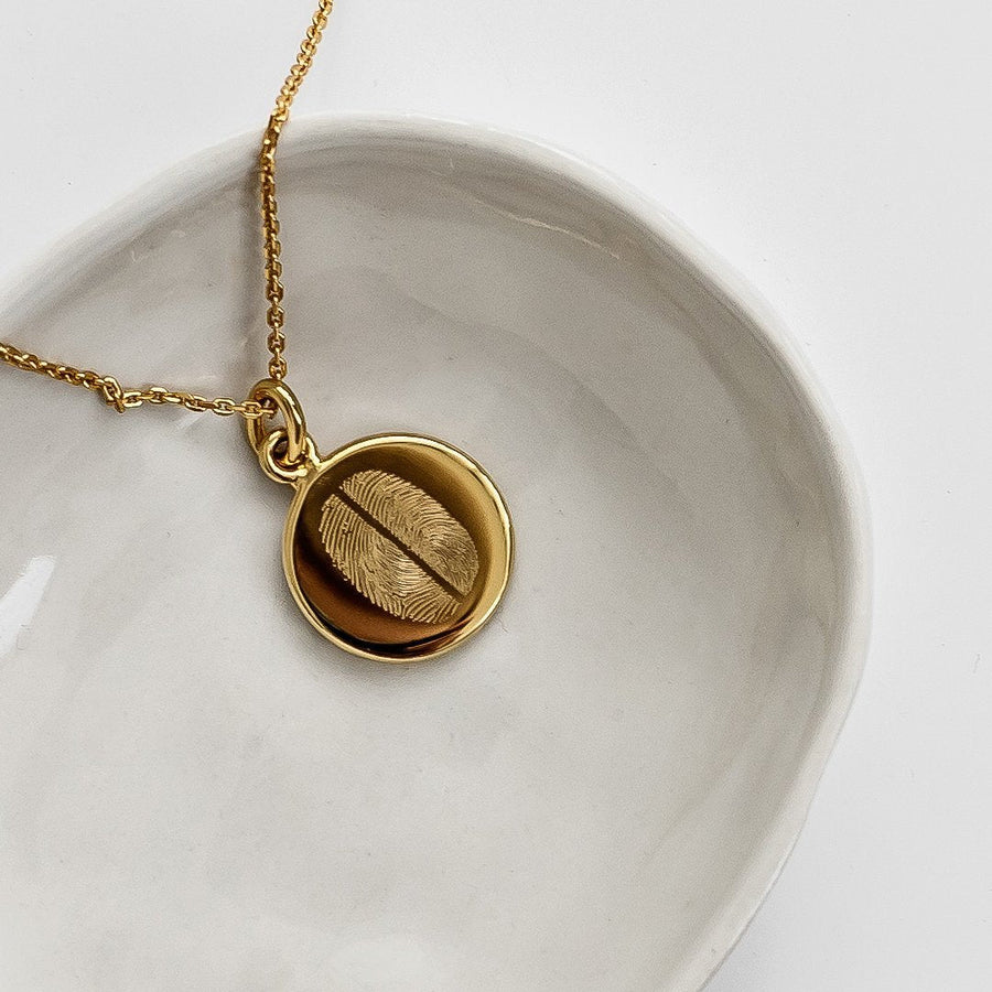 The Duo Fingerprint Pendant