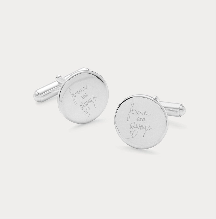 The Handwriting Cufflinks | Sterling Silver - Deja Marc Jewellery