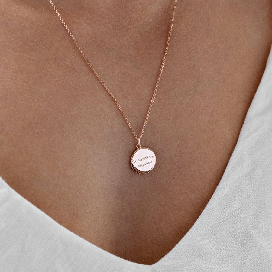 The Handwriting Necklace | Diamond Chain