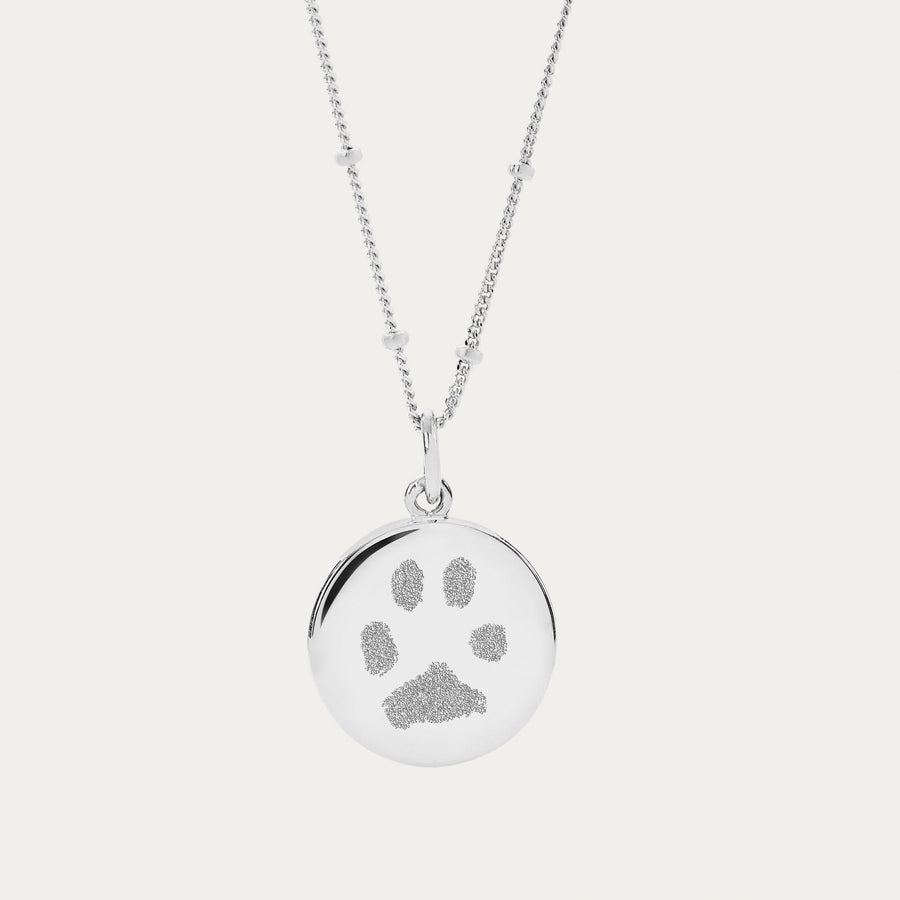 The Paw Print Necklace | Bobble Chain - Deja Marc Jewellery