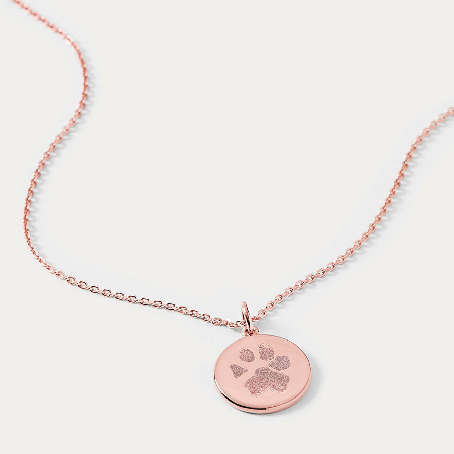 The Paw Print Necklace | Diamond Chain - Deja Marc Jewellery