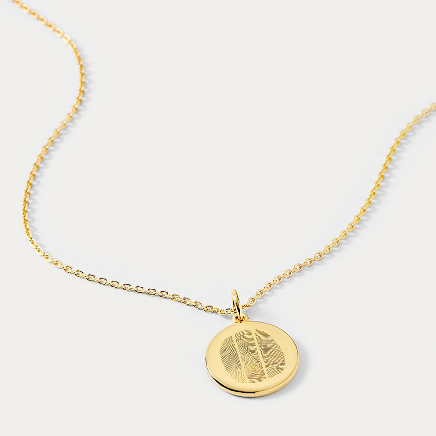 The Trio Fingerprint Necklace | Diamond Chain - Deja Marc Jewellery