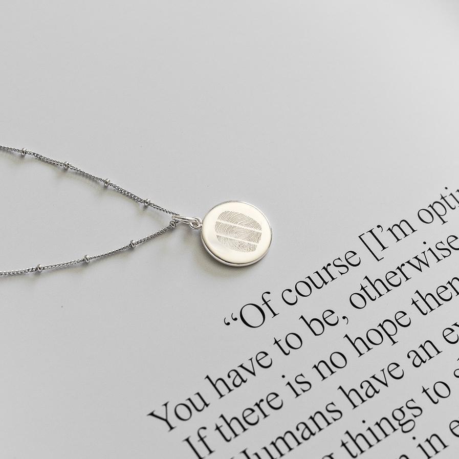 The Trio Fingerprint Pendant